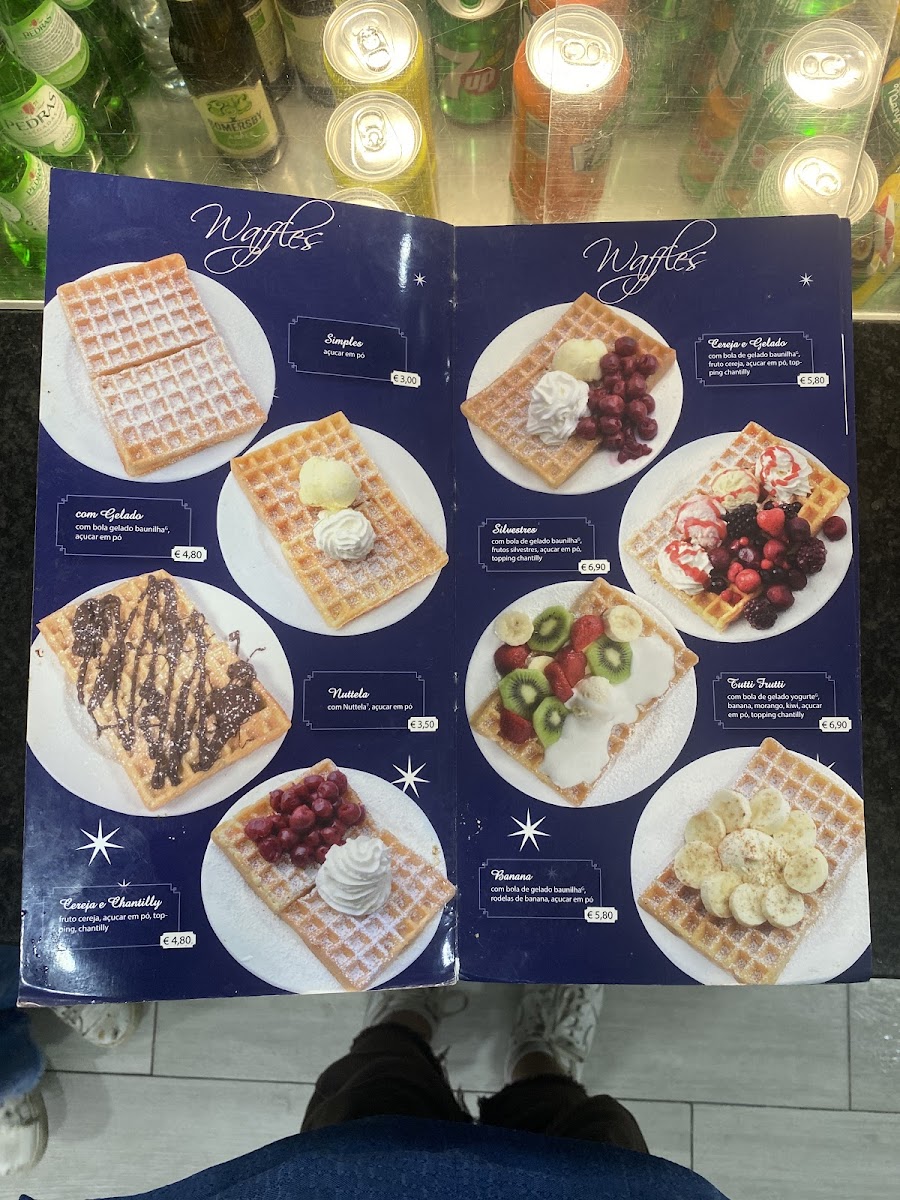 Menu Gelataria Galáxia-3