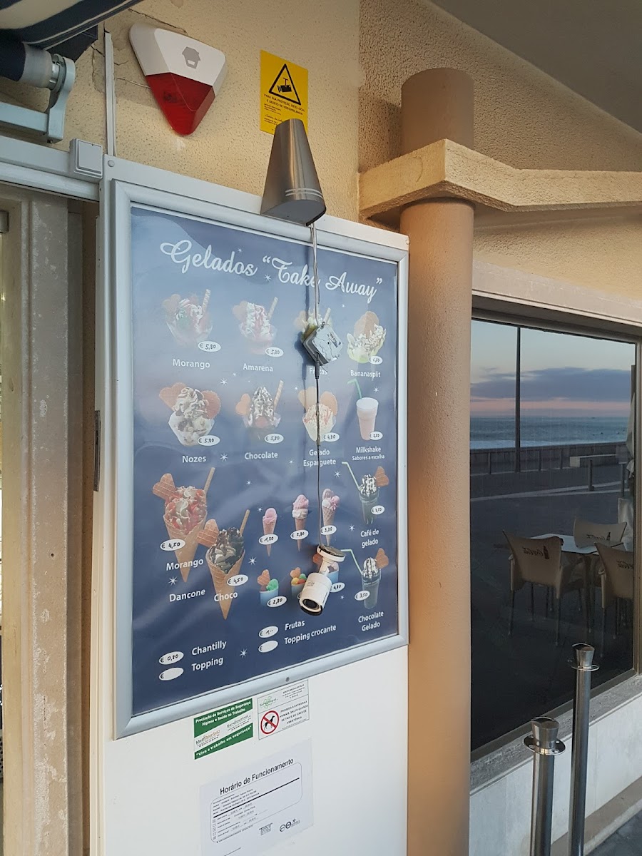 Menu Gelataria Galáxia-9