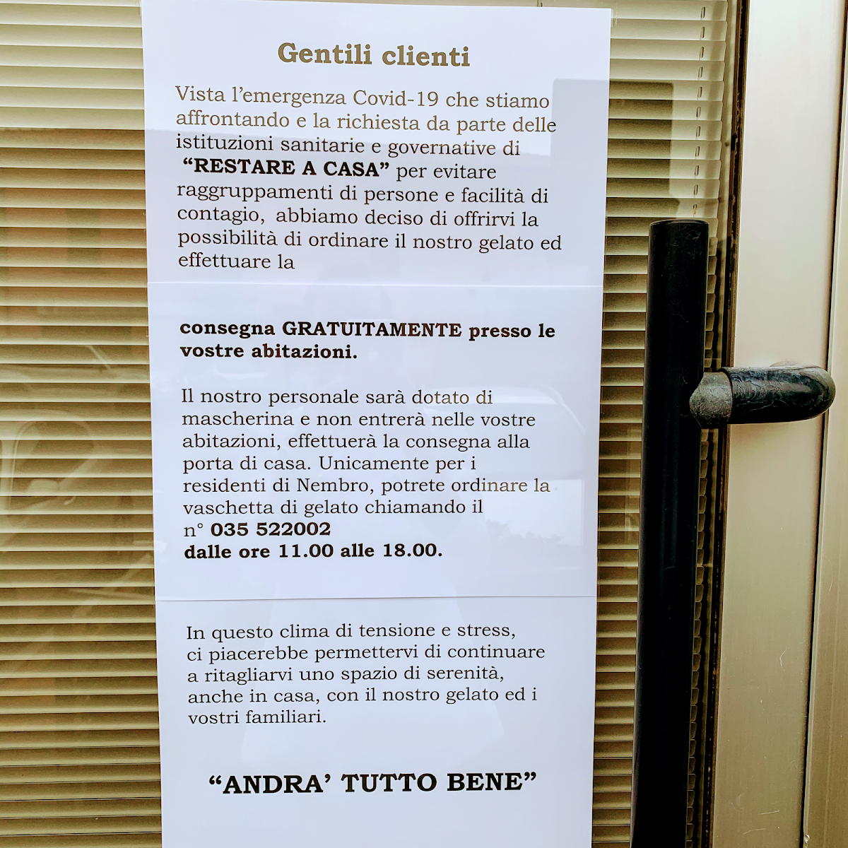 Menu Gelateria Artigianale Di Nembro-1