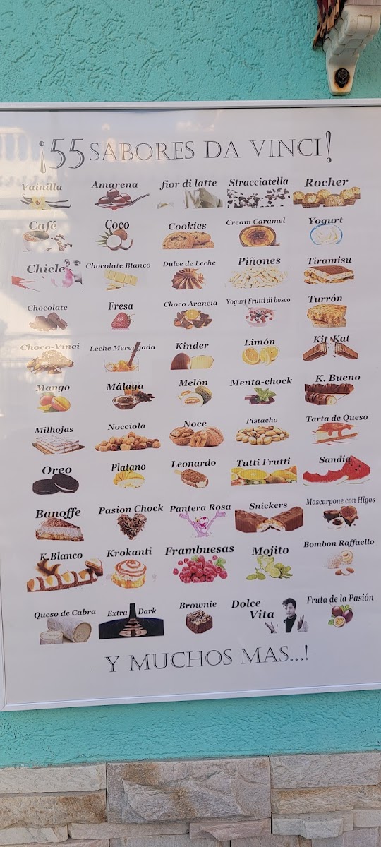 Menu Gelateria Da Vinci-8