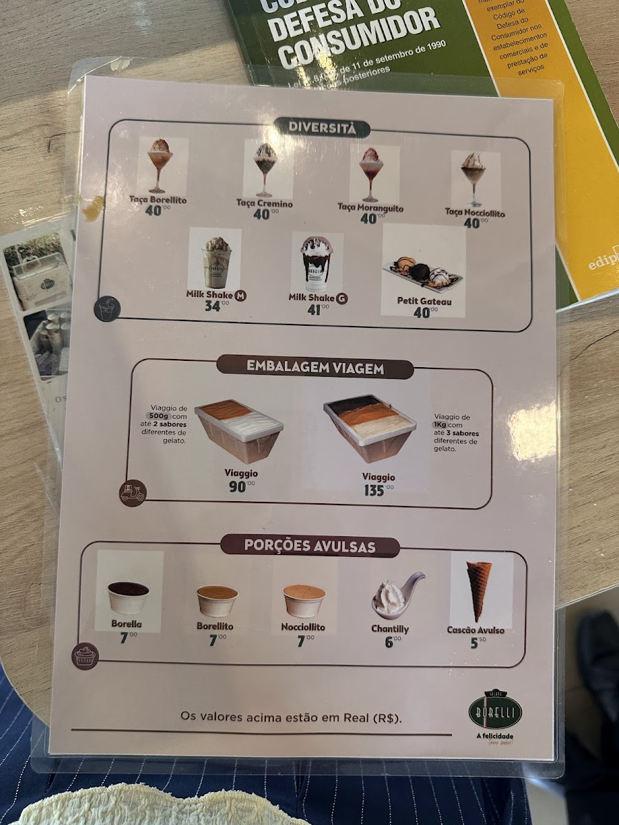 Menu Gelato Borelli Boa Vista-2