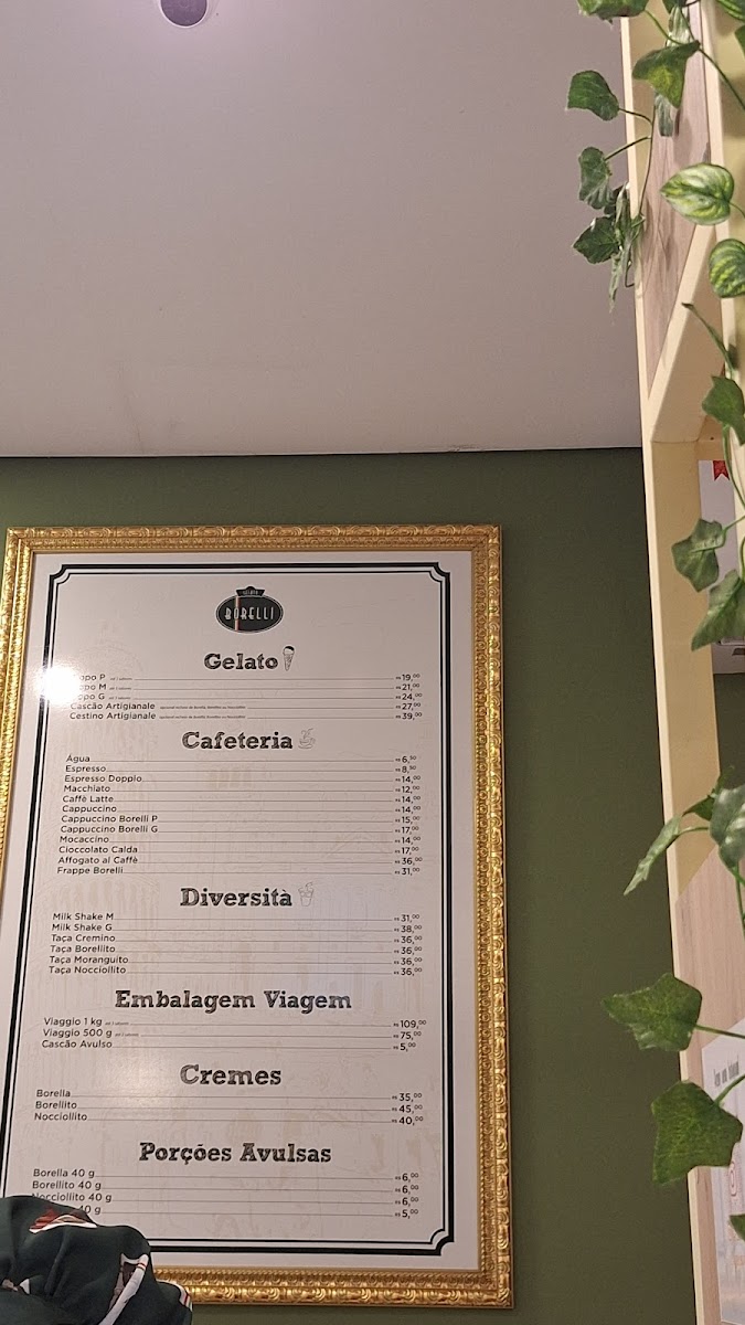 Menu Gelato Borelli Boa Vista-5