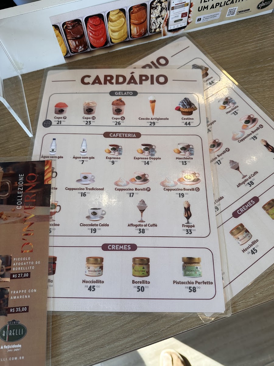 Menu Gelato Borelli Foz Do Iguaçu-1