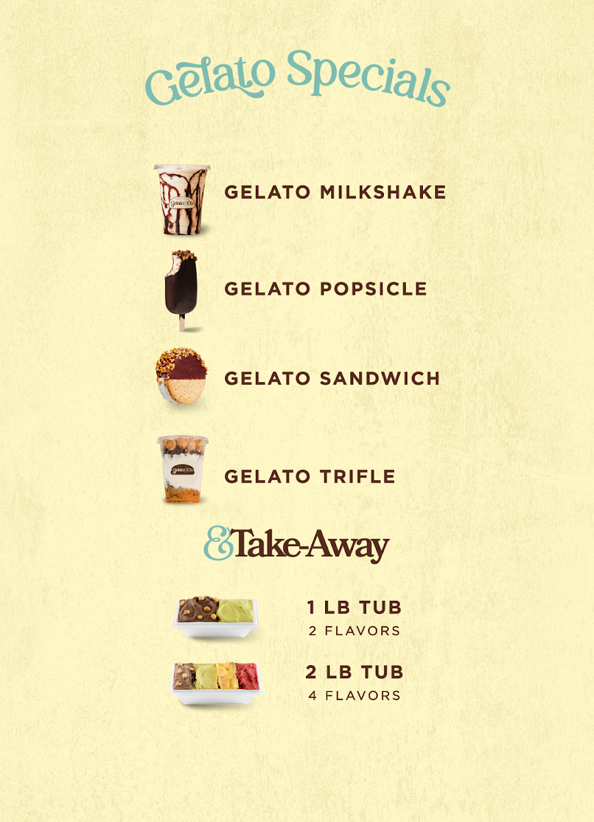 Menu Gelato&co. Katy-1
