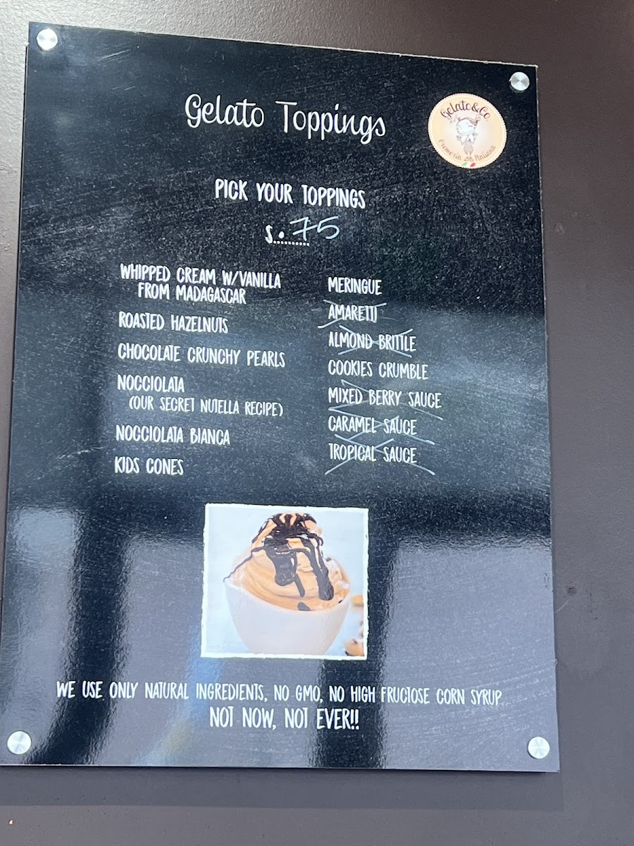 Menu Gelato&co. Katy-10