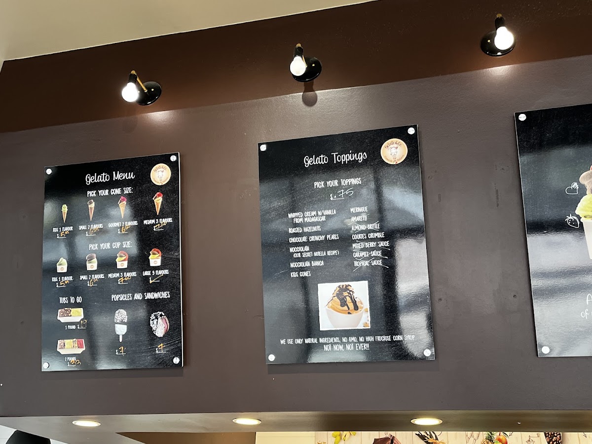 Menu Gelato&co. Katy-7