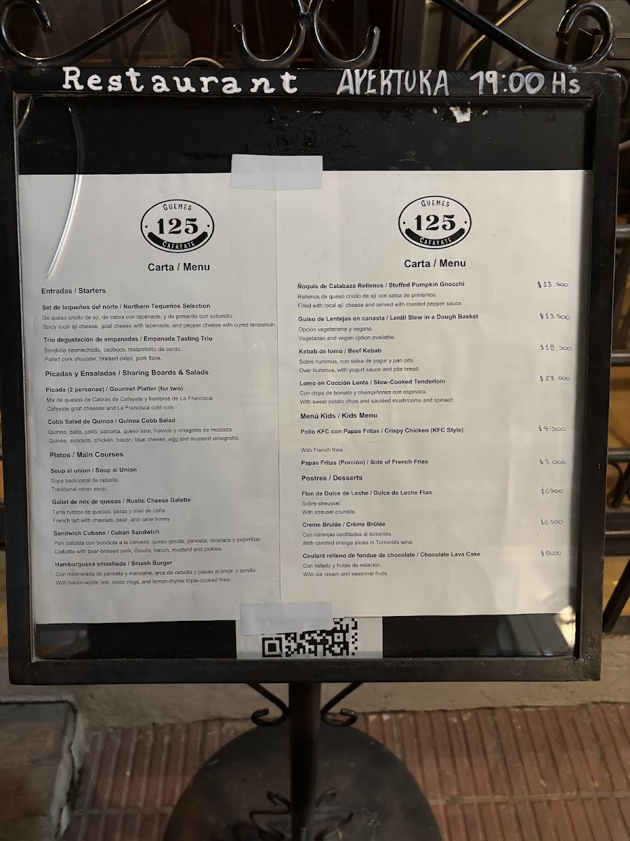 Menu Güemes 125-1