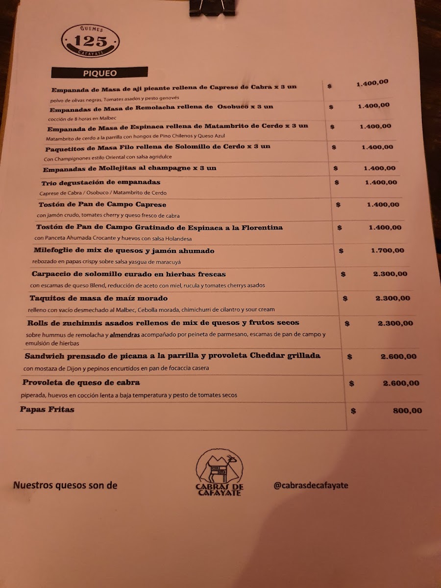 Menu Güemes 125-2