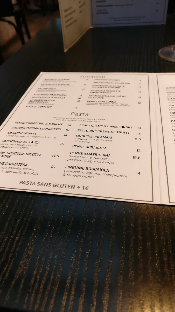 Menu Gemini-6
