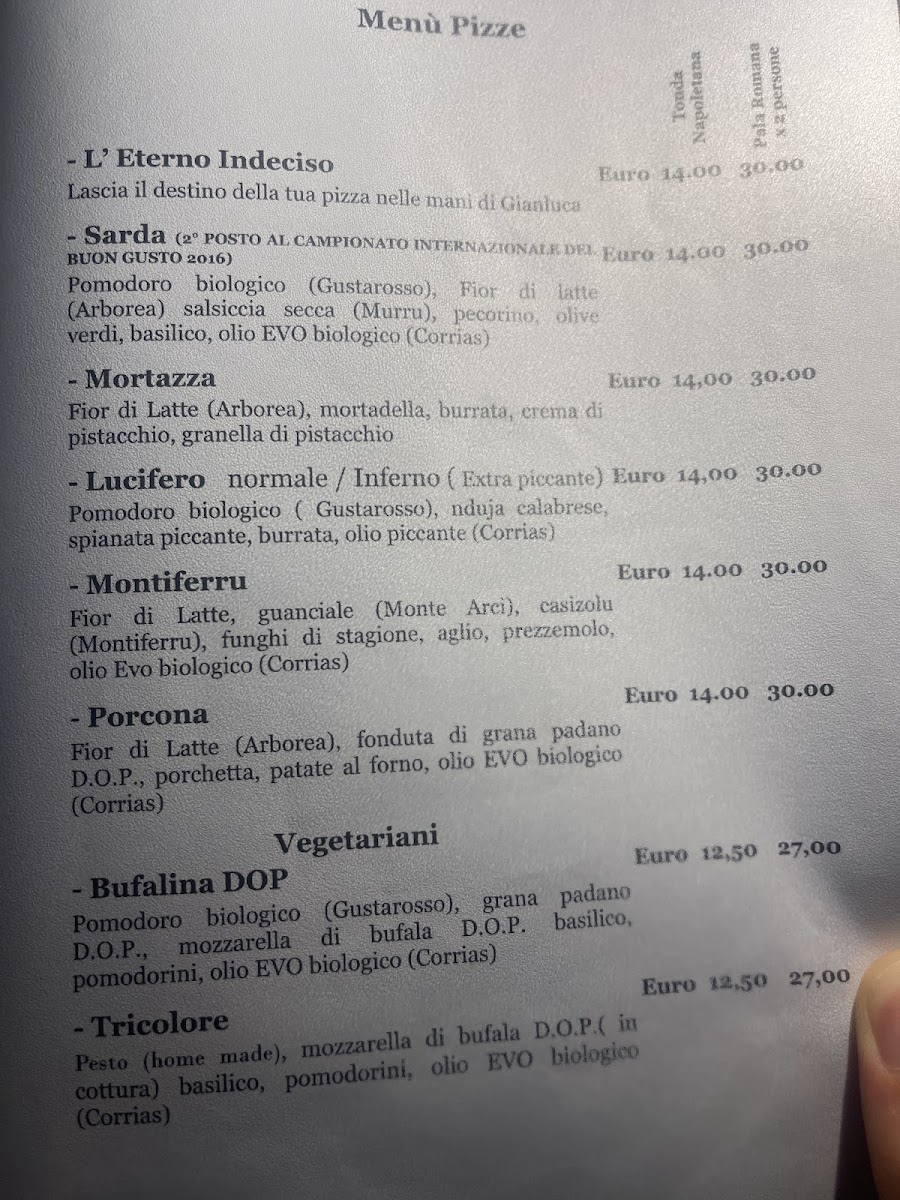 Menu Genesi-2
