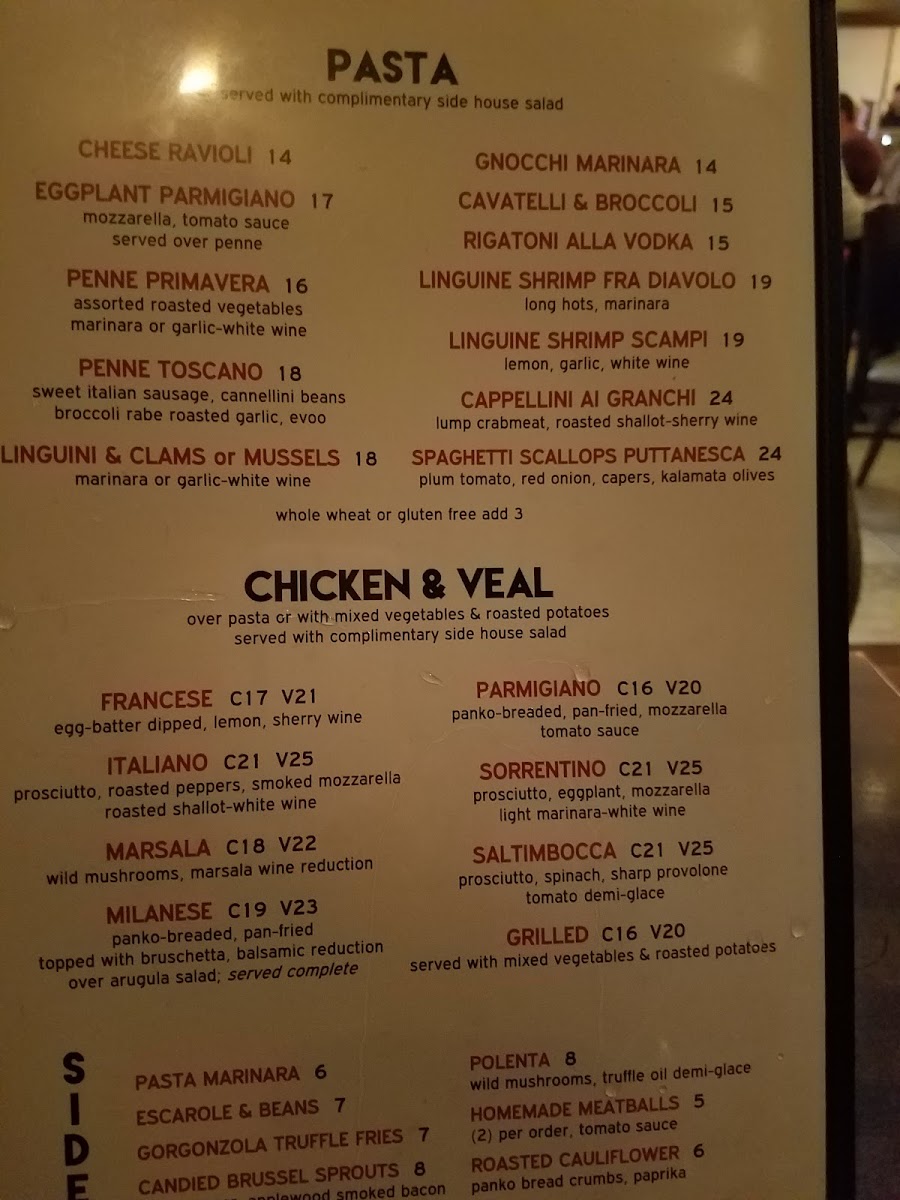 Menu Gennaro's Italian Restaurant & Tomato Pies-5