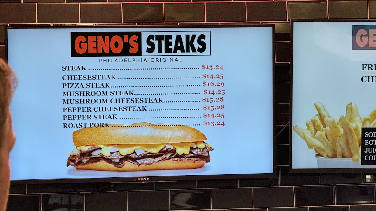 Menu Geno's Steaks-5
