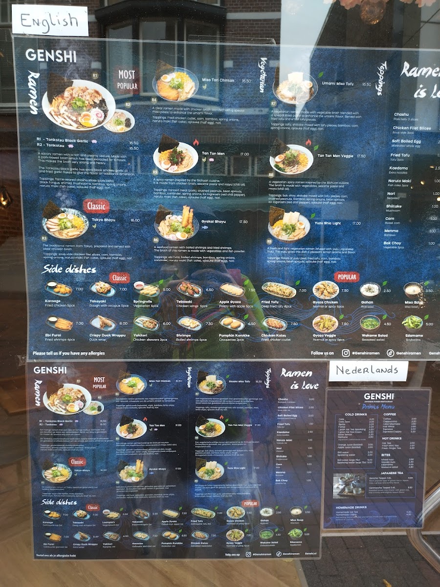 Menu Genshi Ramen Restaurant Hilversum-3