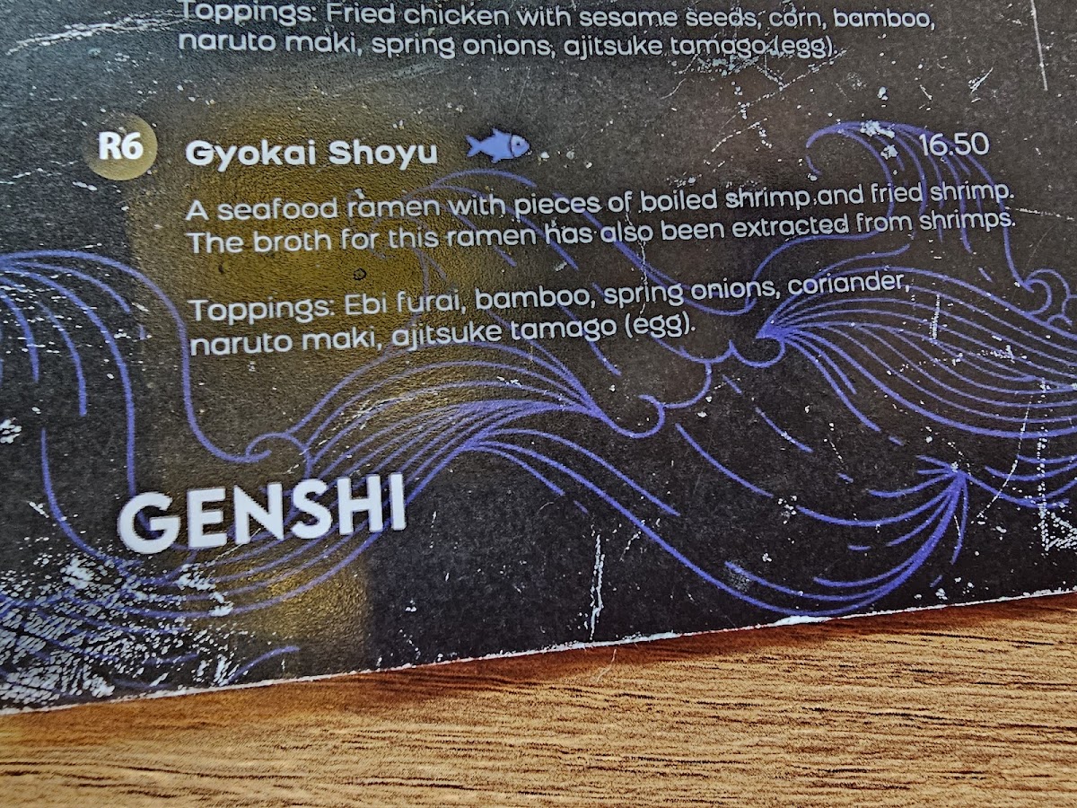 Menu Genshi Ramen Restaurant Hilversum-4