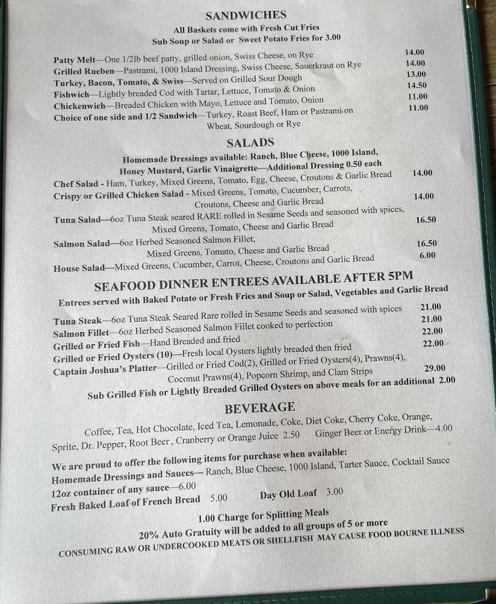 Menu Geoduck Restaurant & Lounge-3