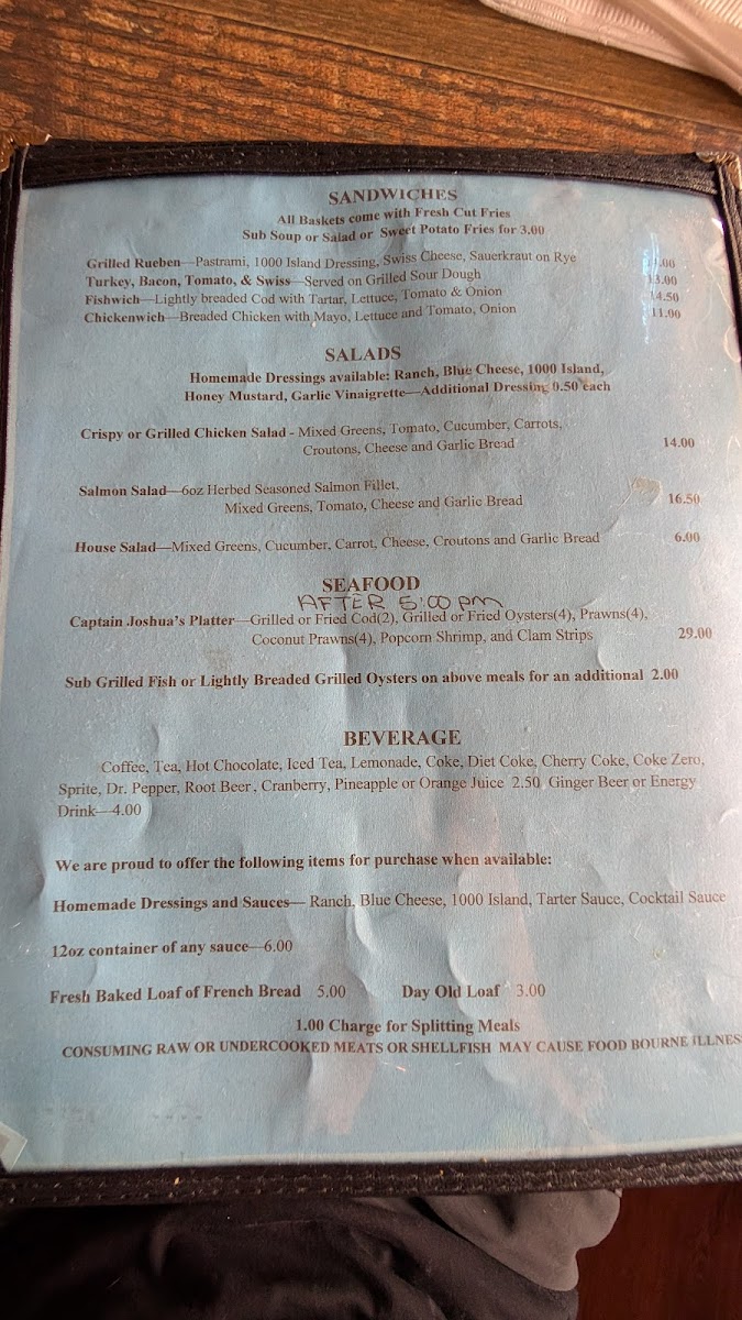 Menu Geoduck Restaurant & Lounge-5