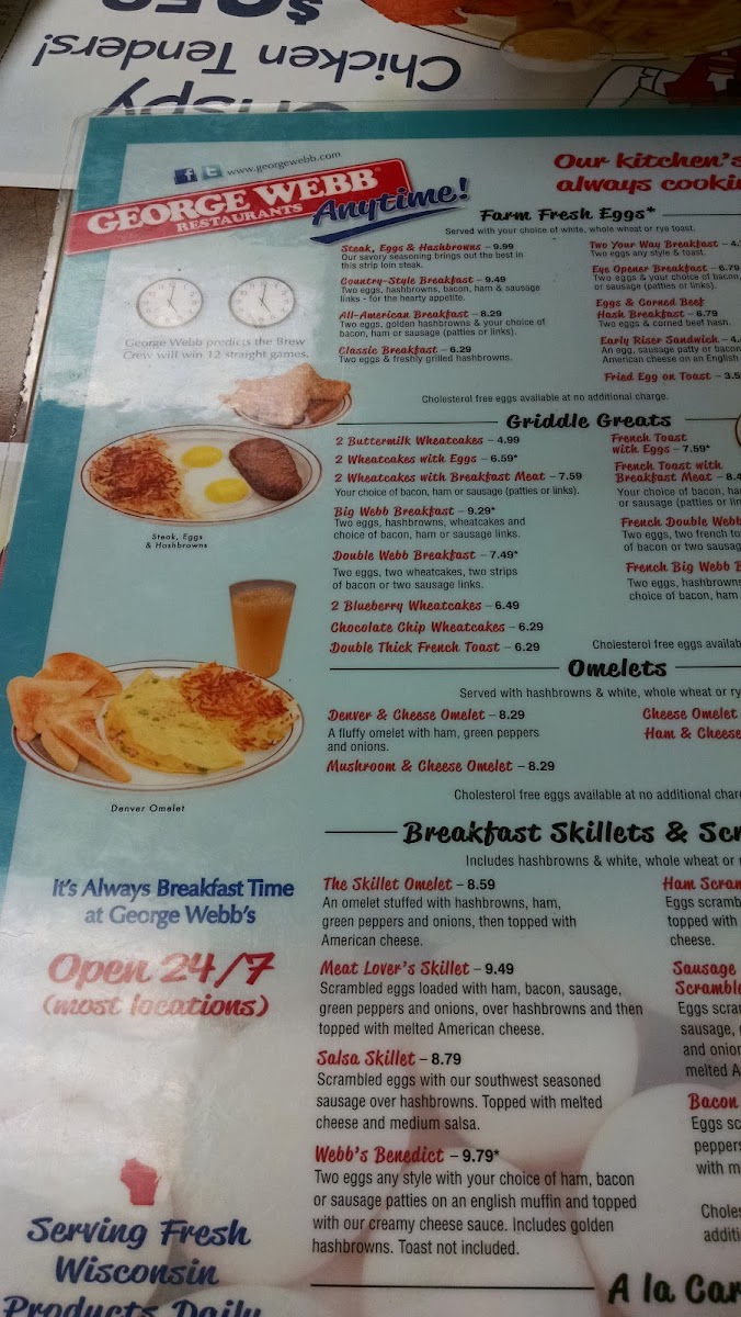 Menu George Webb Restaurant-3