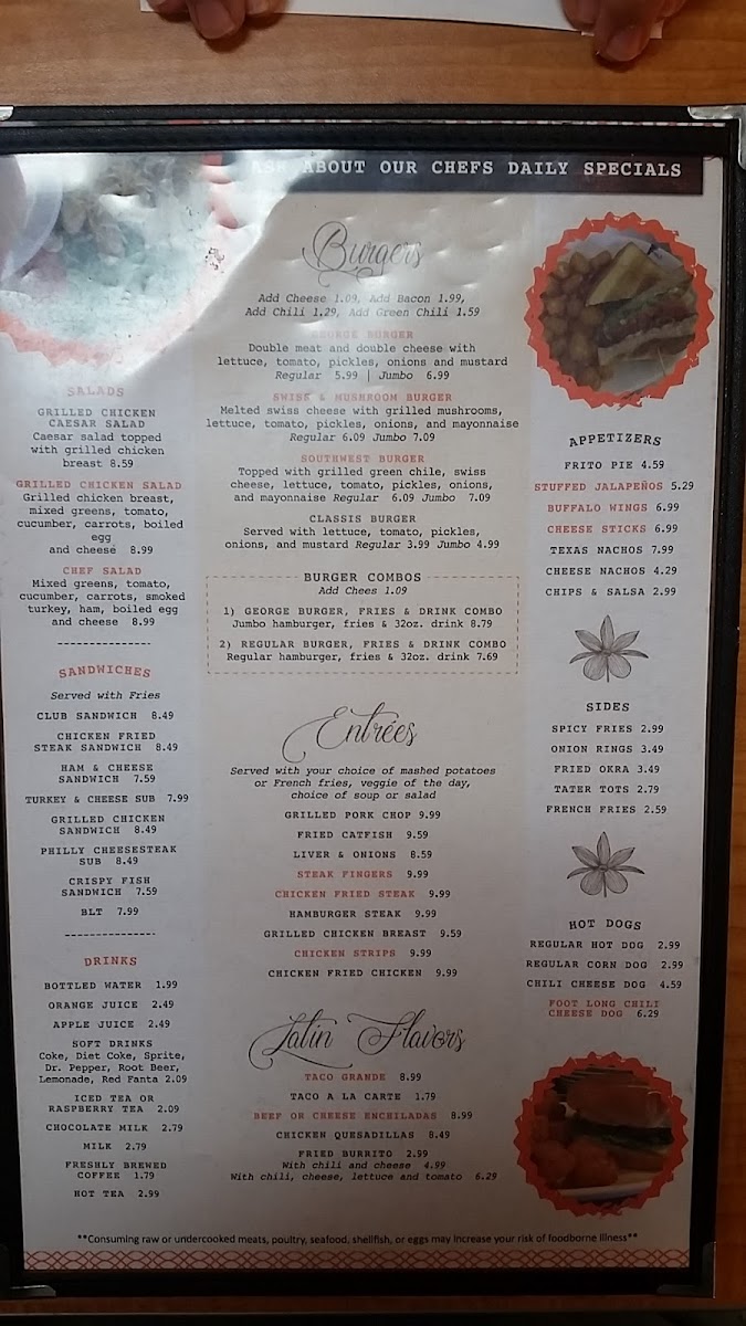 Menu George's Restaurant-6