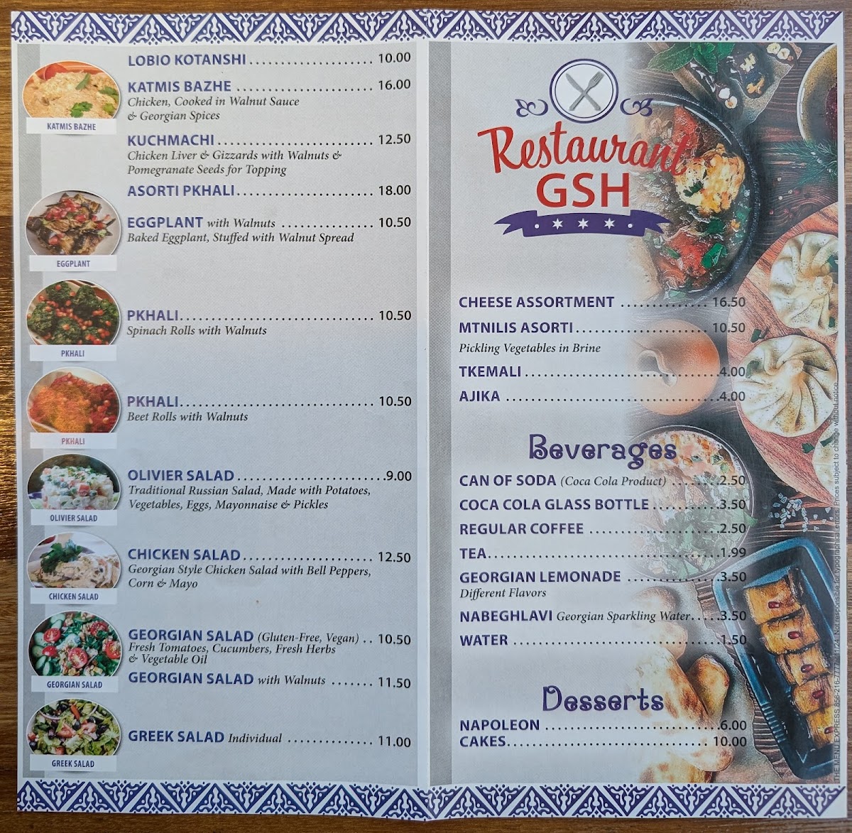 Menu Georgian Shawarma House-3