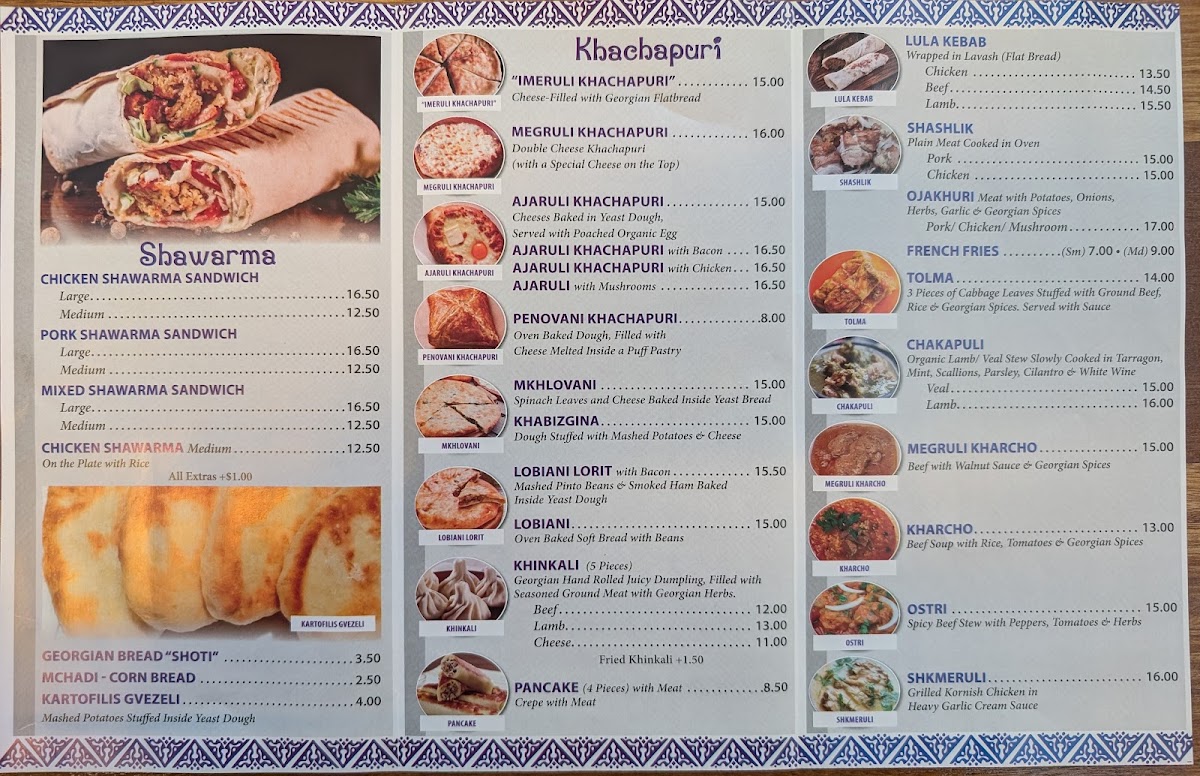 Menu Georgian Shawarma House-4