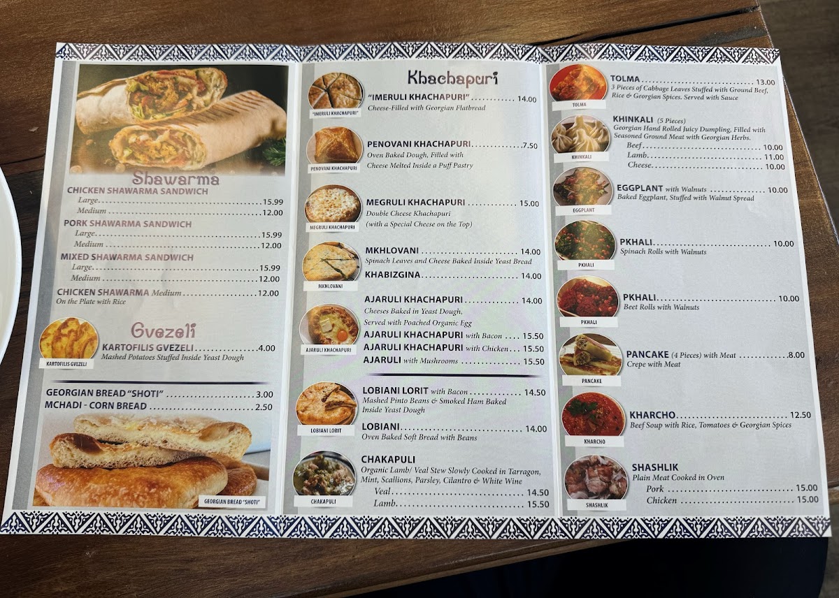 Menu Georgian Shawarma House-9