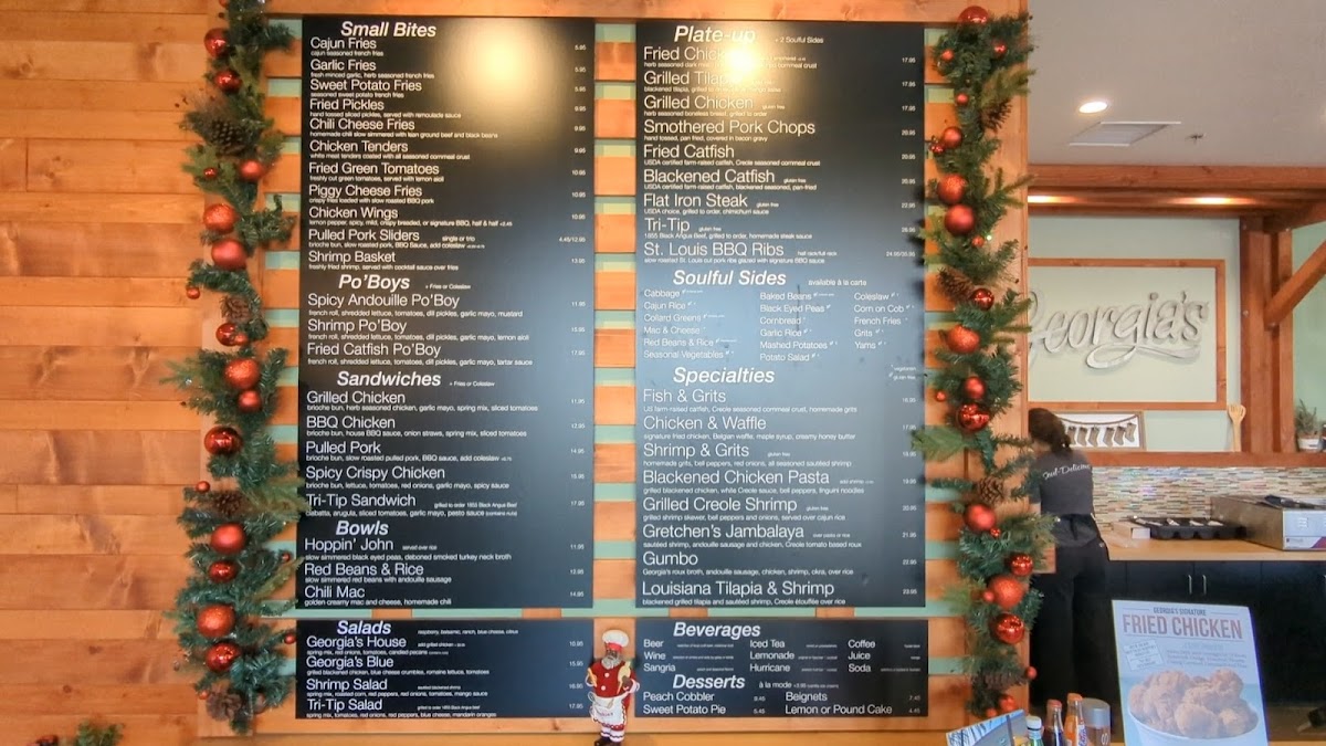 Menu Georgia's Restaurant-6