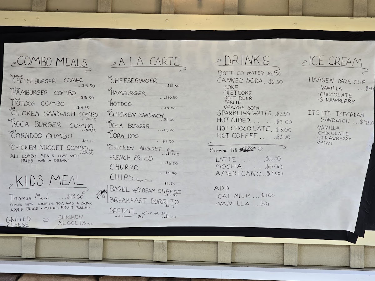 Menu Georgie's Cook House-1