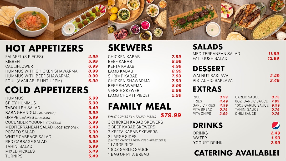 Menu Georgie's Mediterranean Cuisine-1