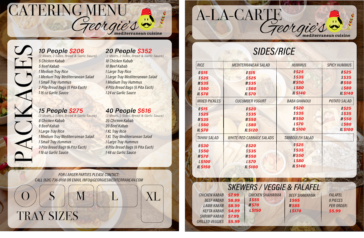 Menu Georgie's Mediterranean Cuisine-3