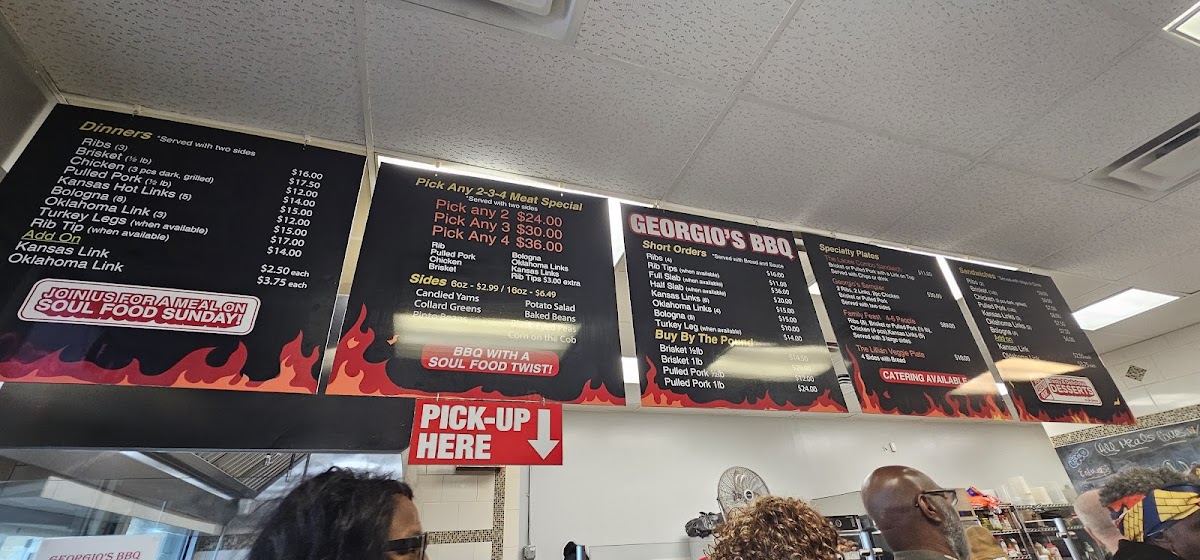 Menu Georgio's Bbq-10