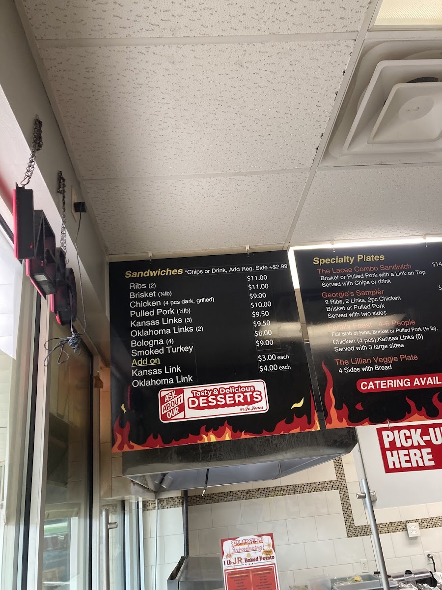 Menu Georgio's Bbq-2