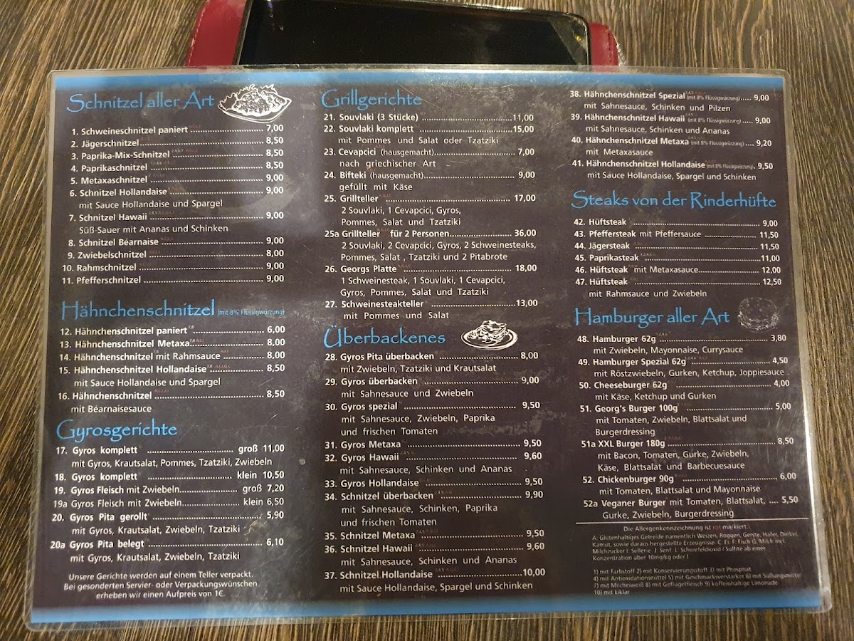 Menu Georg's Grill-Stube-3