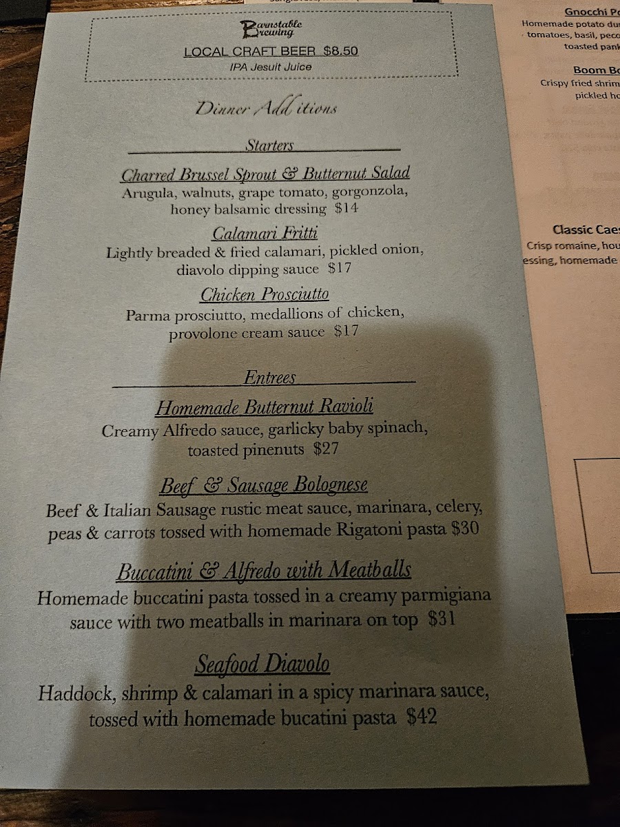 Menu Gerardi's Cafe-2