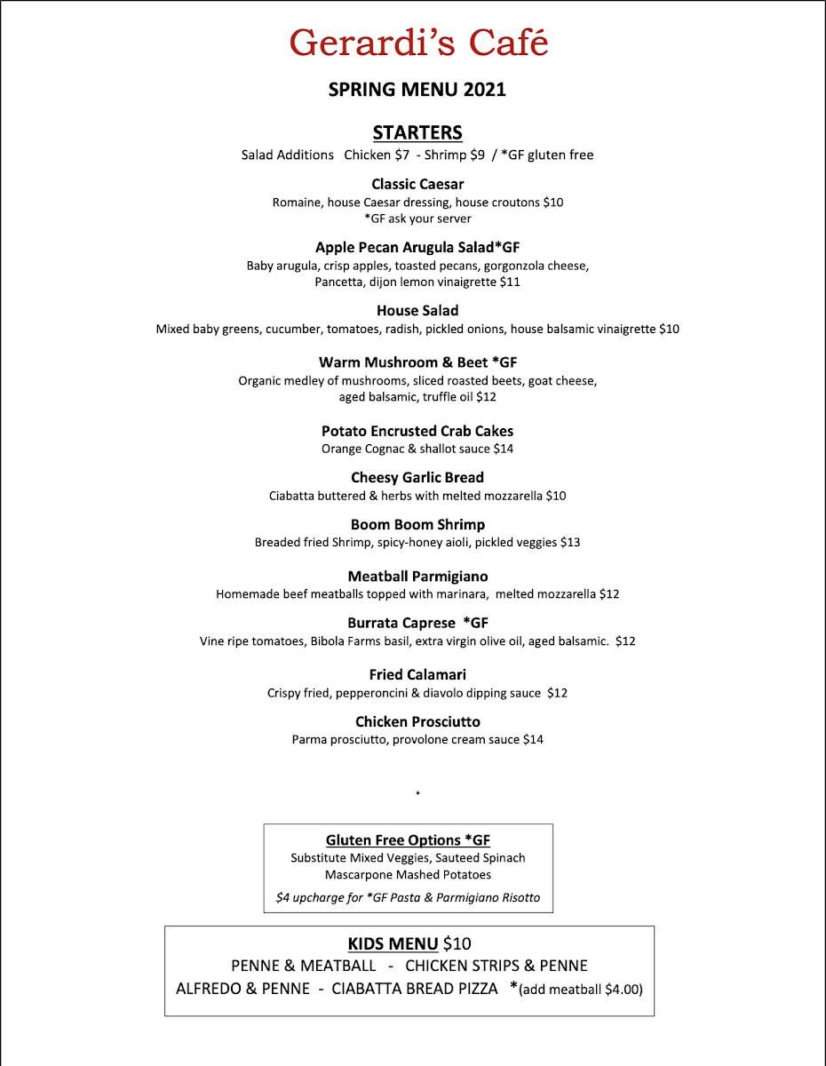 Menu Gerardi's Cafe-4