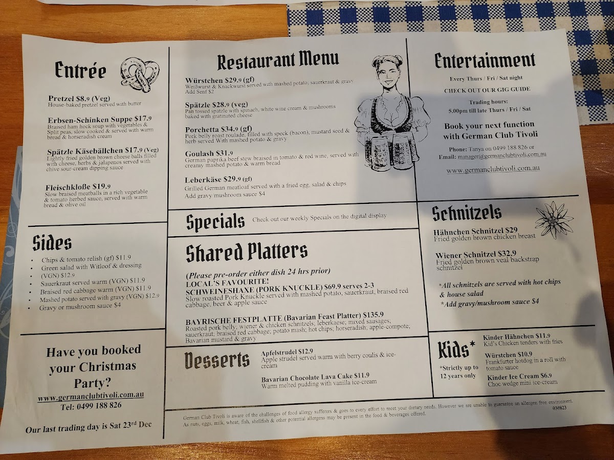 Menu German Club Tivoli-5