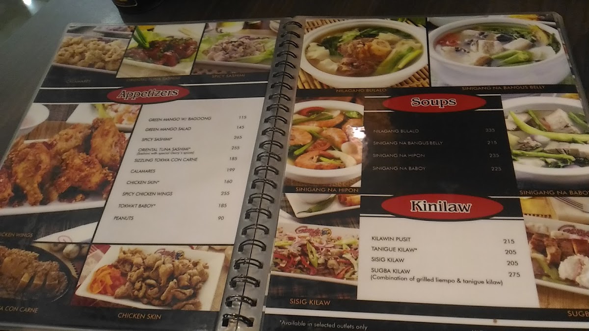 Menu Gerry's Robinsons Butuan (Gerry's Grill)-3