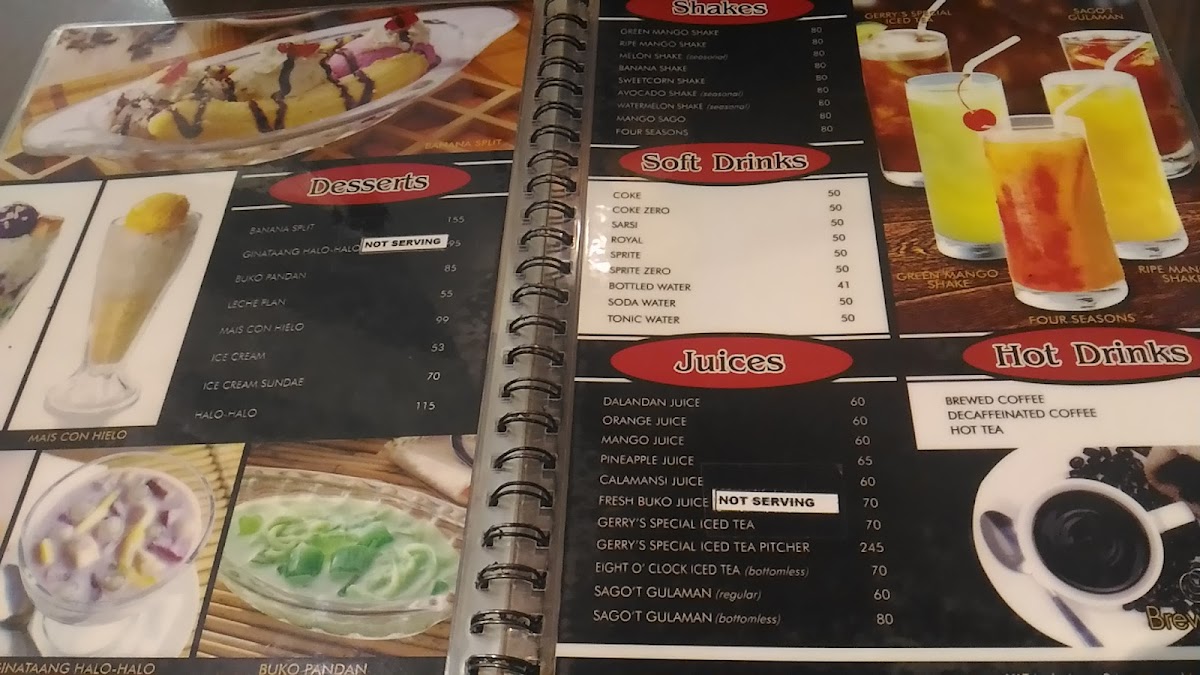 Menu Gerry's Robinsons Butuan (Gerry's Grill)-4