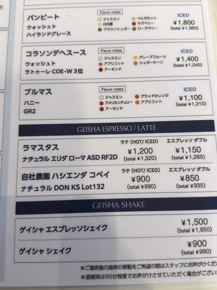 Menu Geshary Coffee Hibiya-4