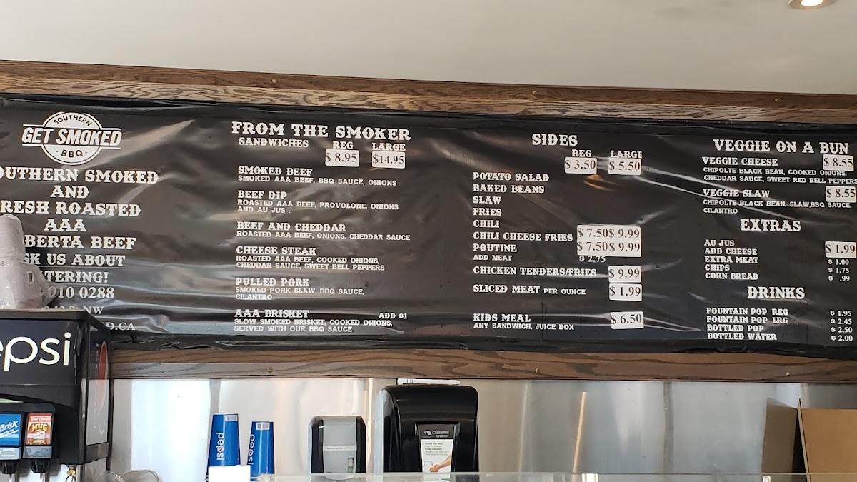 Menu Get Smoked Southern Bbq-1