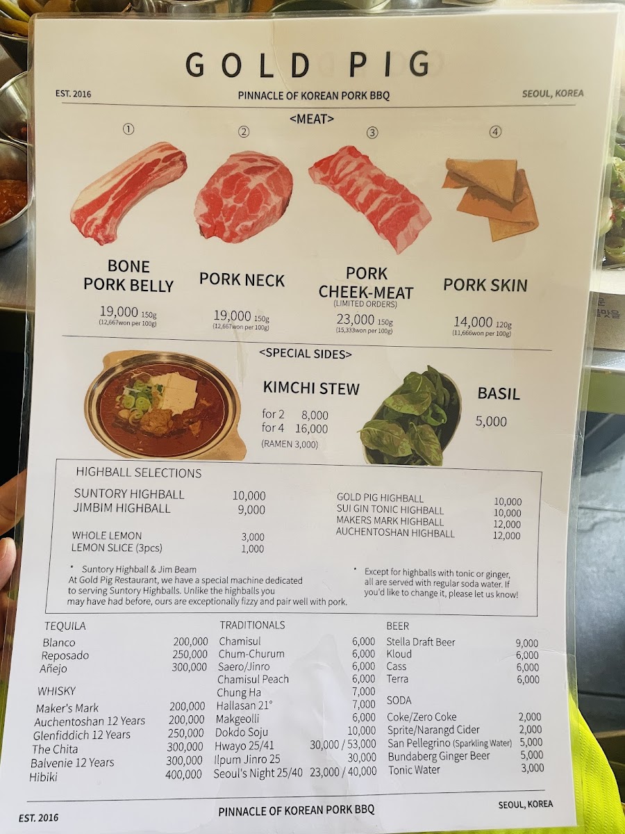 Menu Geumdwaeji Sikdang-3