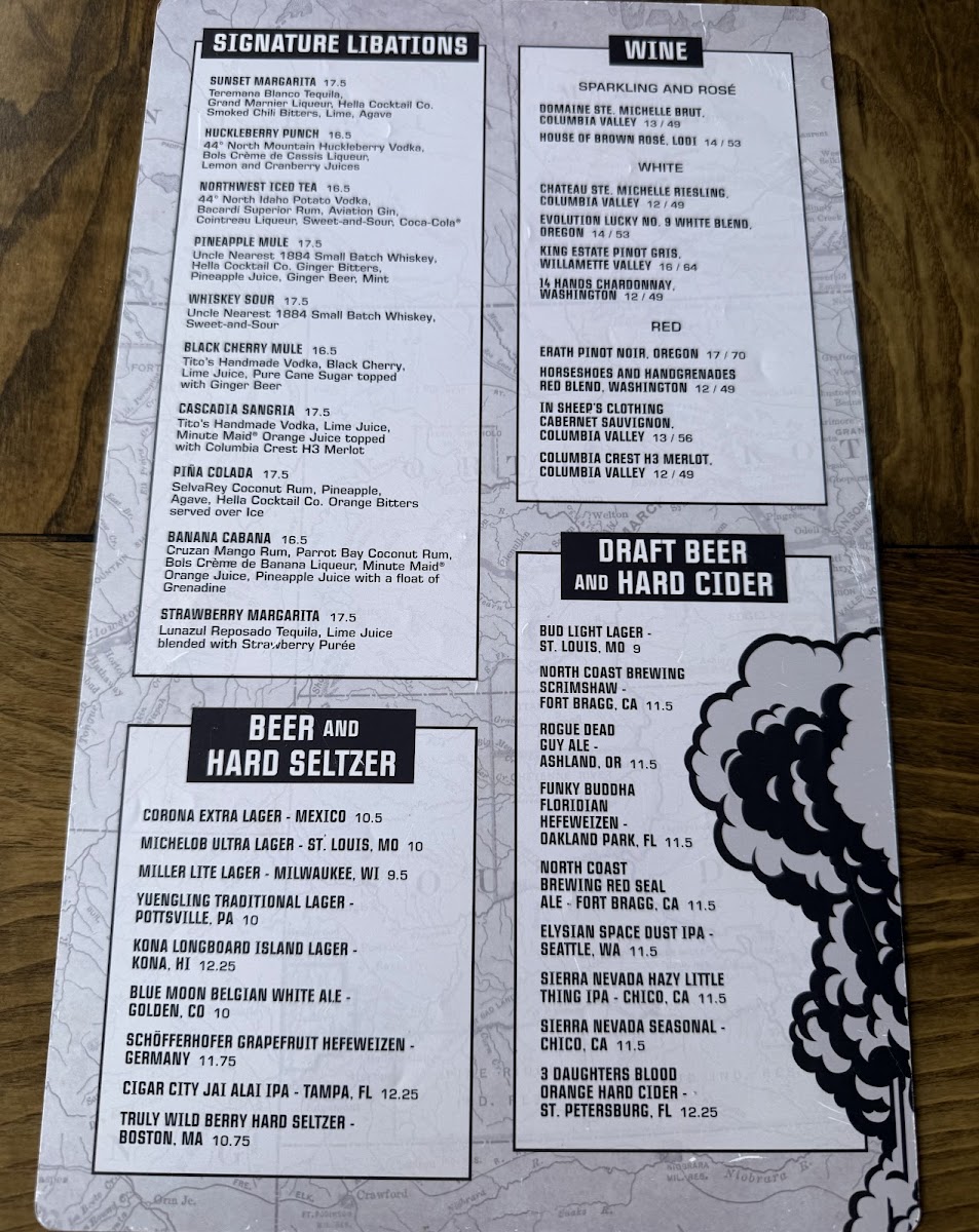 Menu Geyser Point Bar & Grill-5