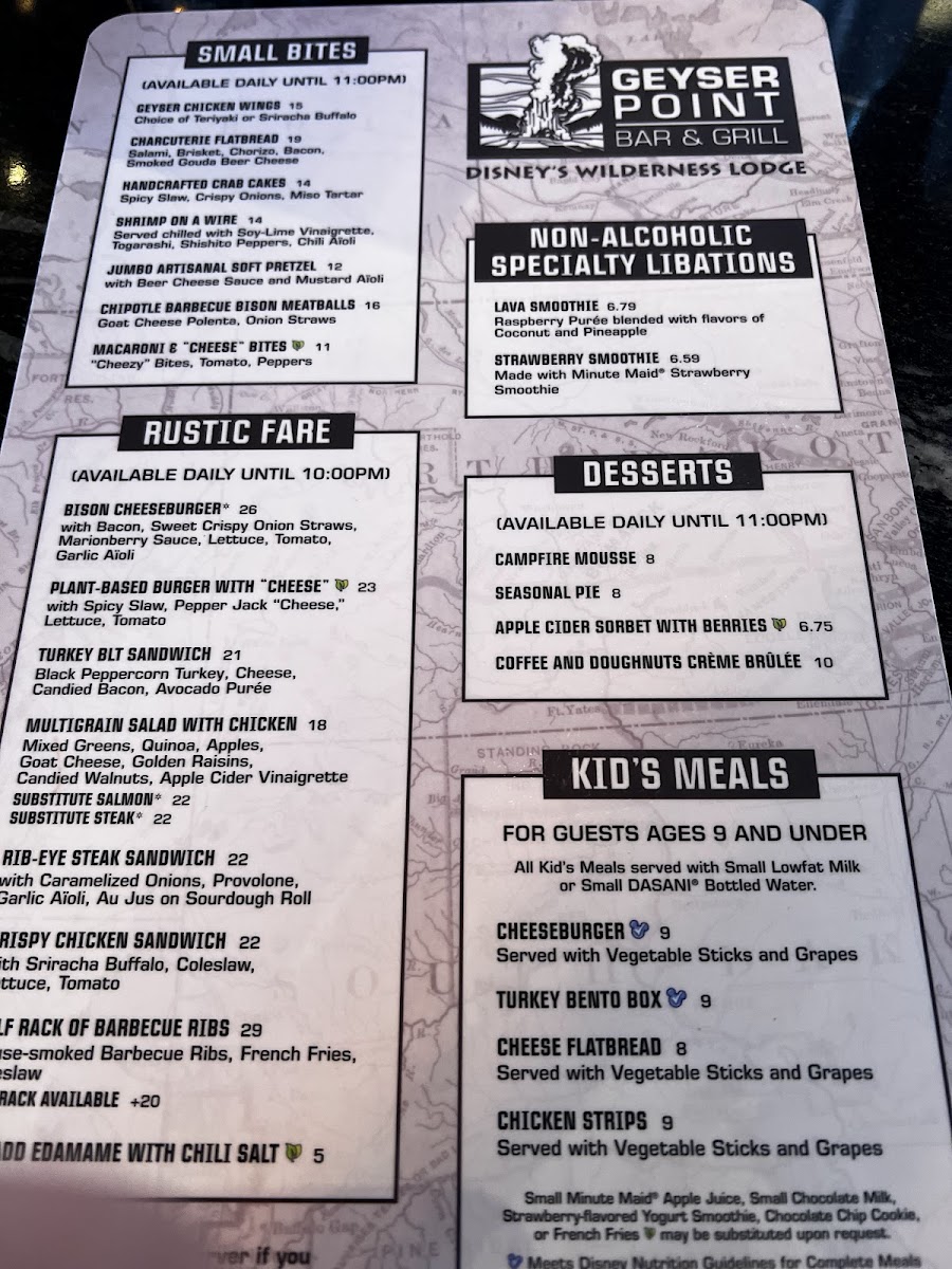 Menu Geyser Point Bar & Grill-6