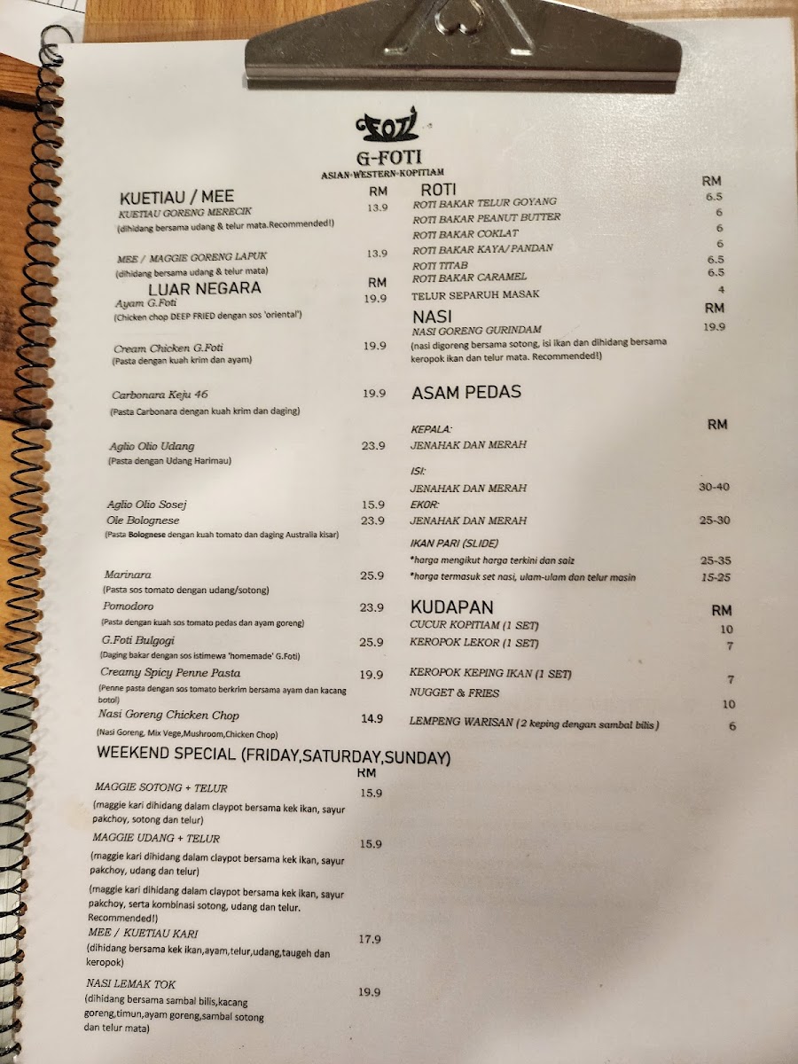 Menu G.foti Kopitiam-4