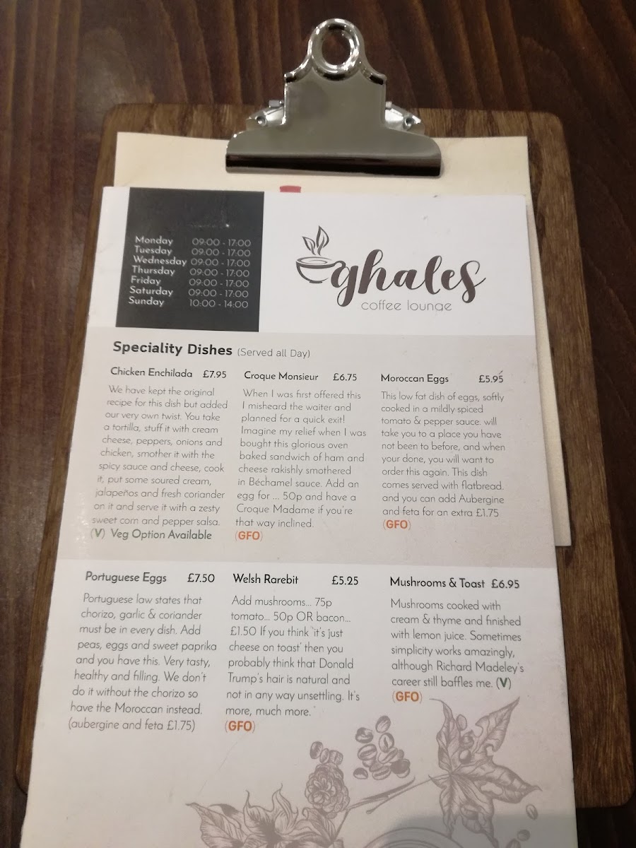 Menu Ghale’S Coffee Lounge-3