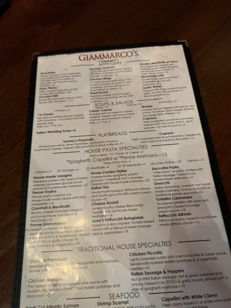 Menu Giammarco's Italian Restaurant-10