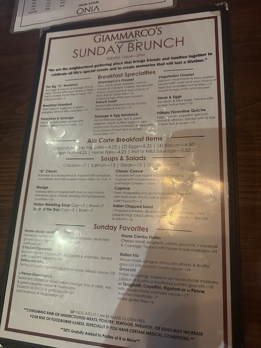 Menu Giammarco's Italian Restaurant-2