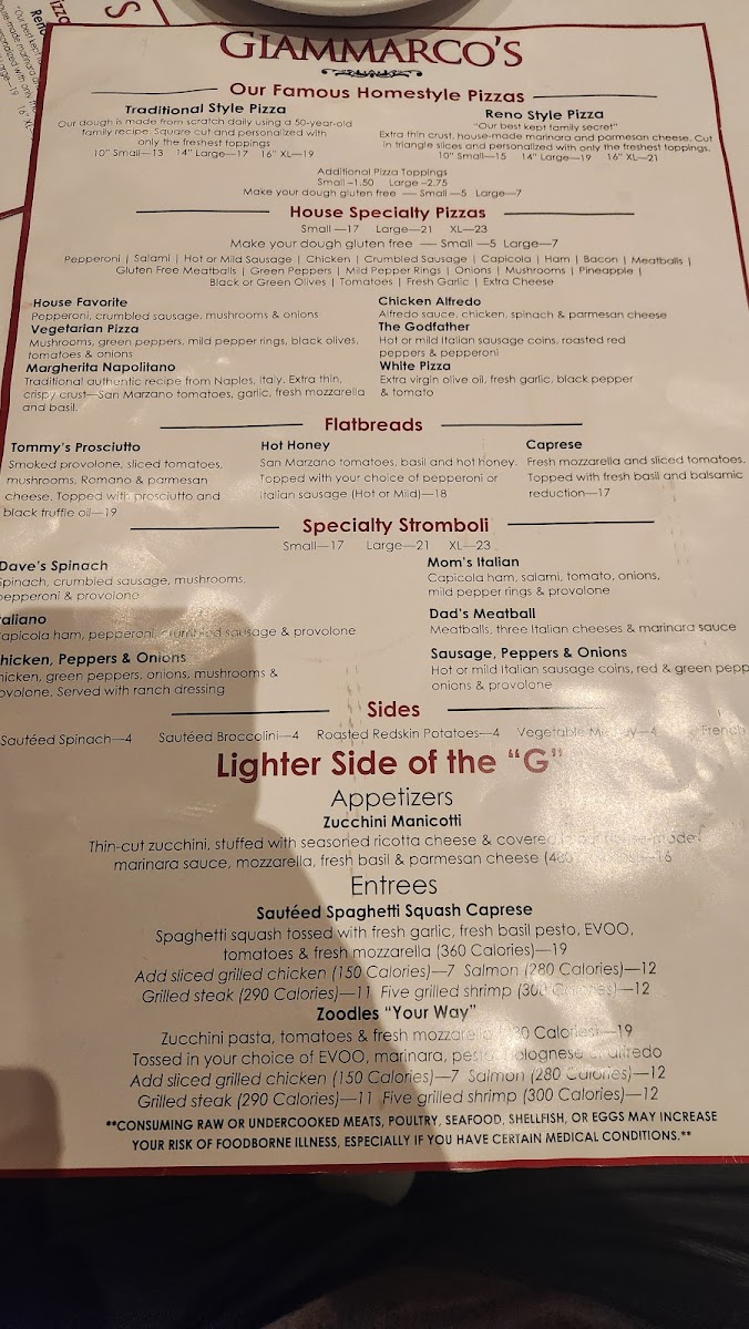 Menu Giammarco's Italian Restaurant-7