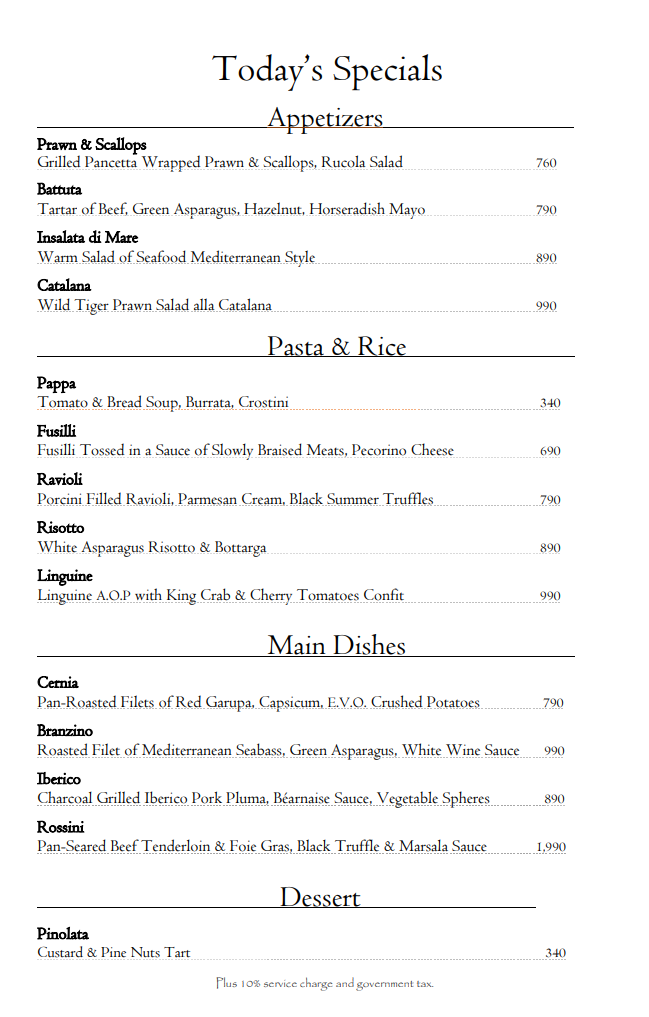 Menu Gianni Ristorante-1