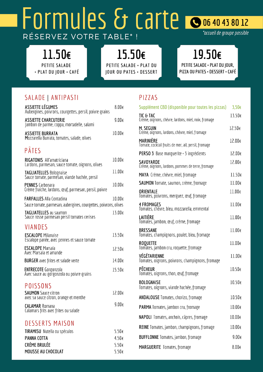 Menu Gianni's Caffé-1