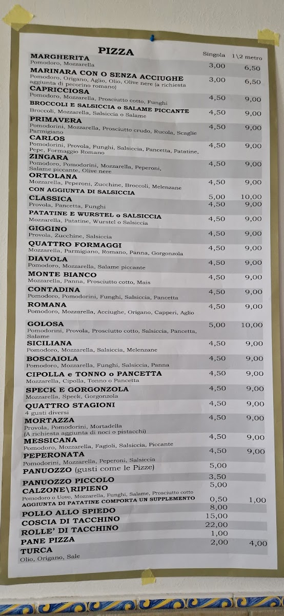 Menu Giardino Verde-1